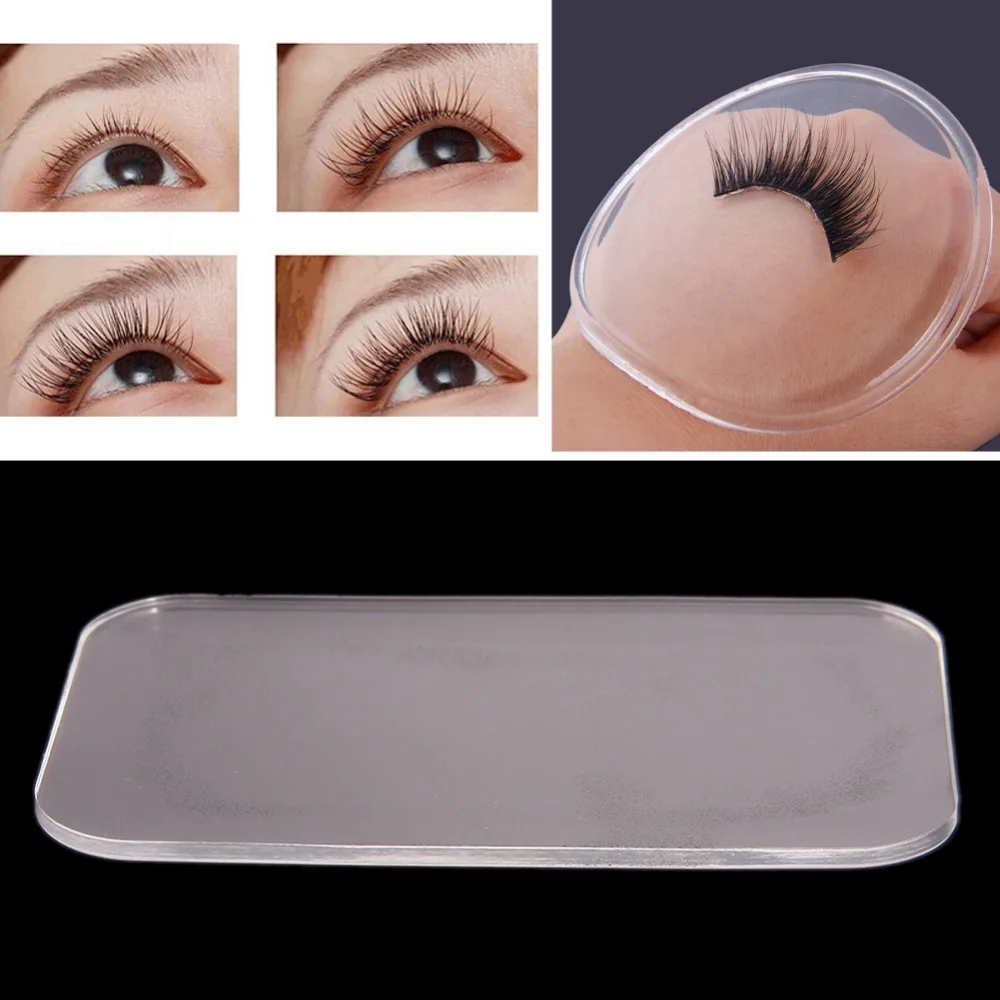 3 вида стилей Выберите легко подбирать прозрачные розовые ресницы силиконовая