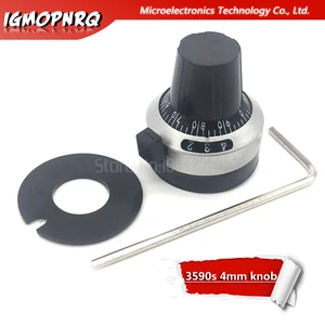 WXD3-13 3590S 4 мм потенциометр Точная ручка циферблата Запираемая шляпа новый оригинальный