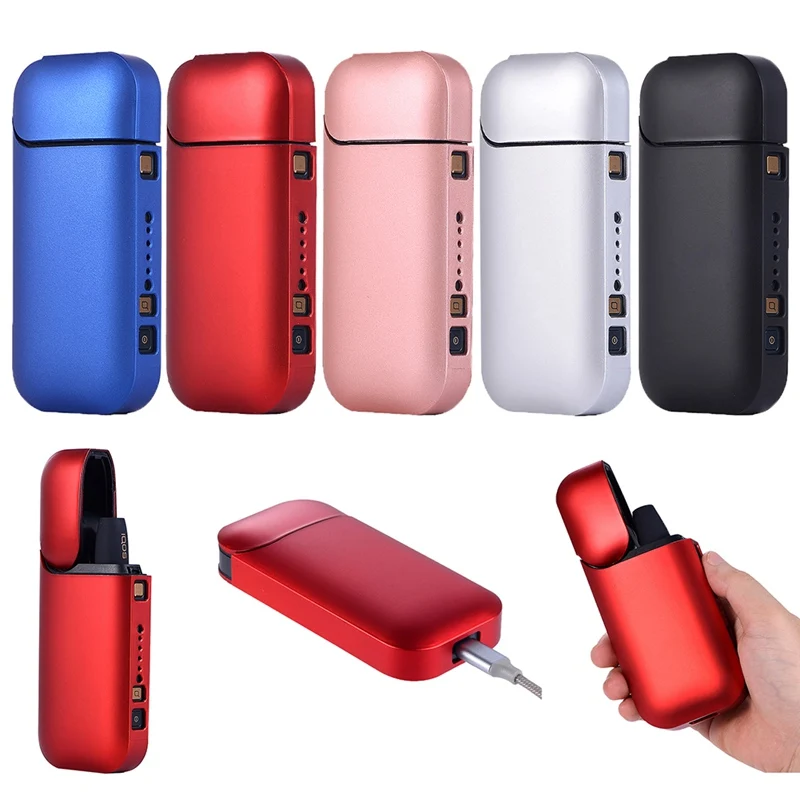 Модный чехол из поликарбоната черного цвета для IQOS электронной сигареты 2 4 Plus II III