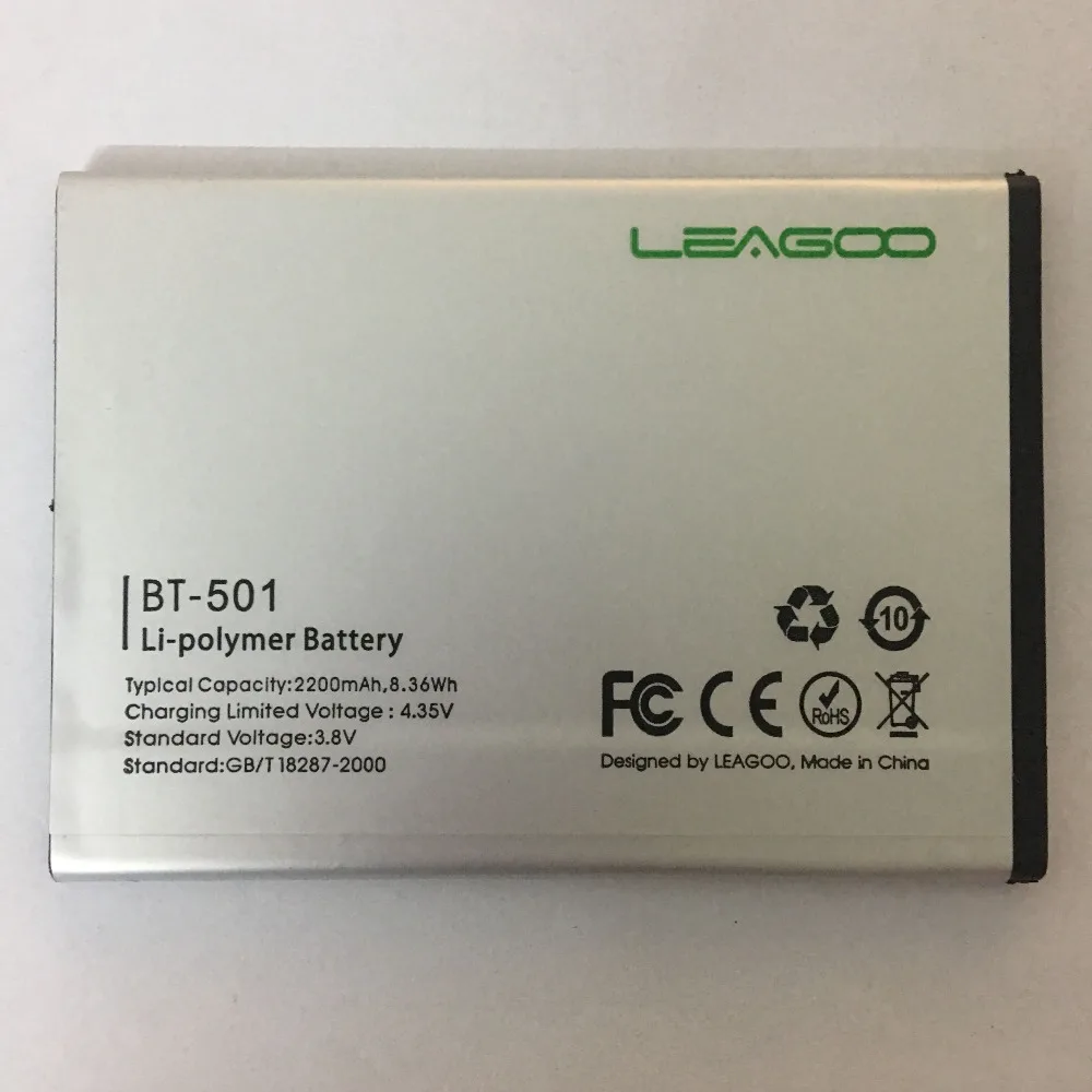 CUUSEY 2018 Новый BT-501 для LEAGOO Alfa 5 батареи BT501 BT 501 Alfa5 2200 мАч Высокое качество замена