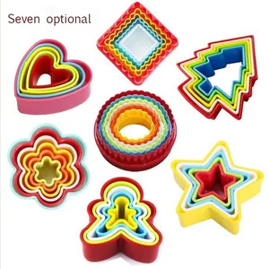 7 форма, печенье, торт, десерт, форма пищевого класса, Пластиковая форма, Режущее Кольцо, искусственное кольцо, гаджет