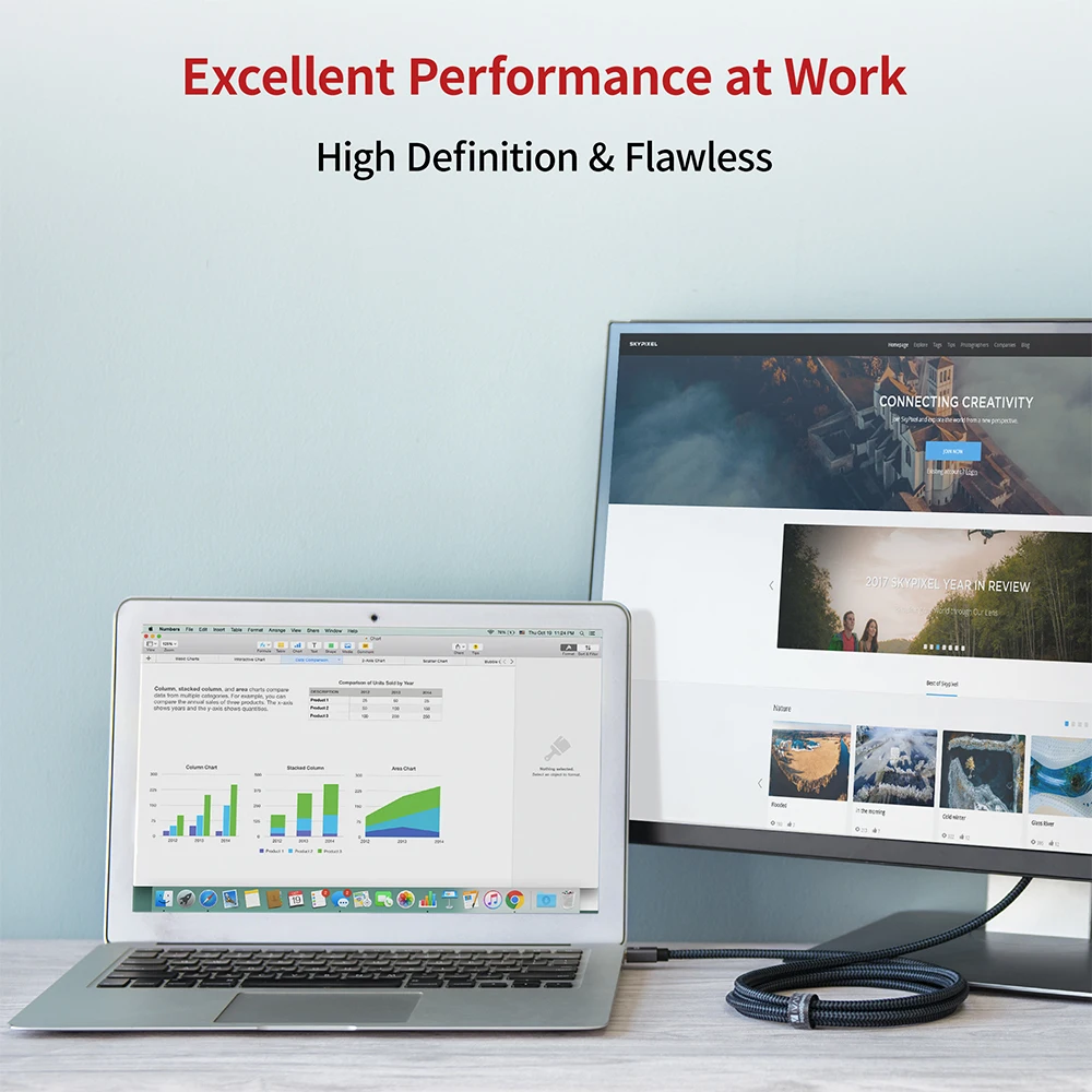 [Пожизненная гарантия] iVANKY 1080P @ 60Hz Mini DisplayPort to HDMI кабель 6.6ft Thunderbolt для MacBook Air