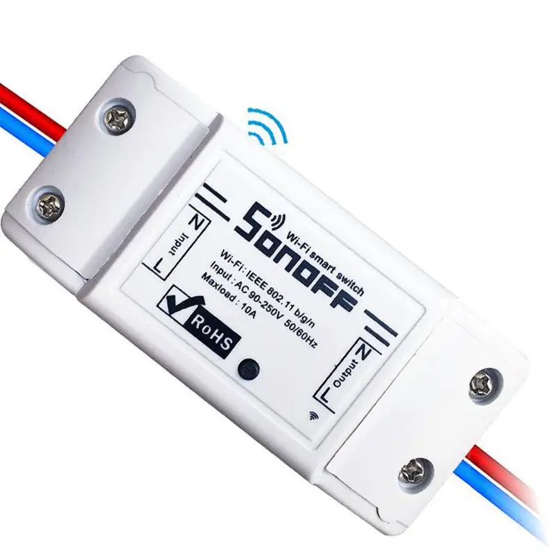 SONOFF Wifi Switch 4 Pack Беспроводное управление электроприборами в доме через IOS Iphone Android приложение DIY.