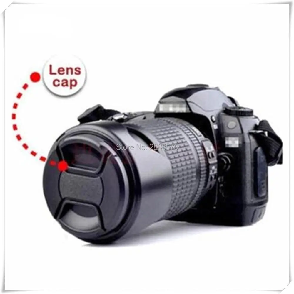 

10pcs/37mm - 77mm Center Pinch Snap on Front Cap for canon nikon sony Lens 67mm 52MM 58MM camera lens d5200 d5300 d5100 d3100