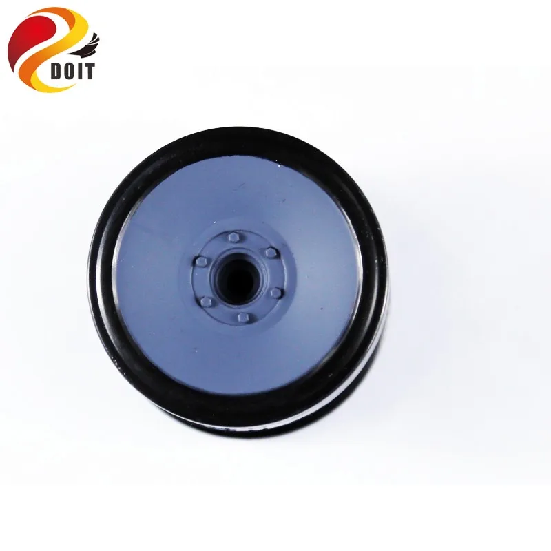 Черное пластиковое колесо подшипника для Arduino DIY RC робот танк шасси гусеничный