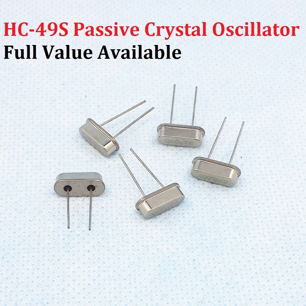 10PC Passive Crystal Oscillator HC-49S 16mhz/16.000/18.432/2