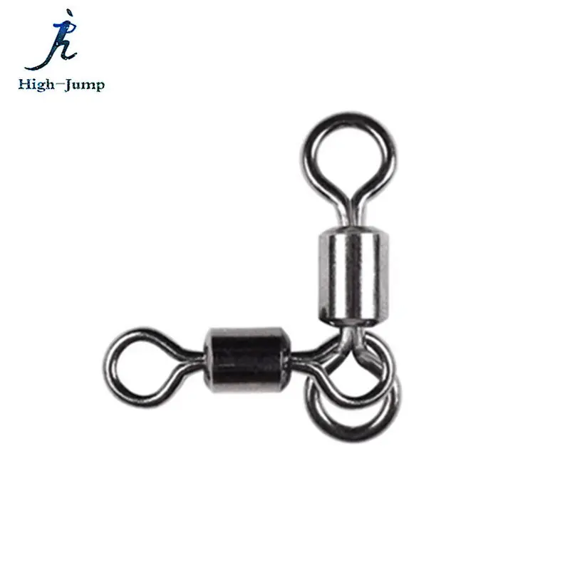Тройные рыболовные Вертлюги из медного сплава 200 шт.|swivel connector|fishing tacklerolling swivel |