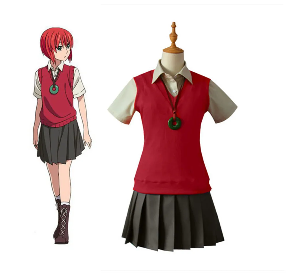 Новинка 2018 костюмы для косплея аниме Mahoutsukai no Yome униформа Hatori Tomoyo старинный