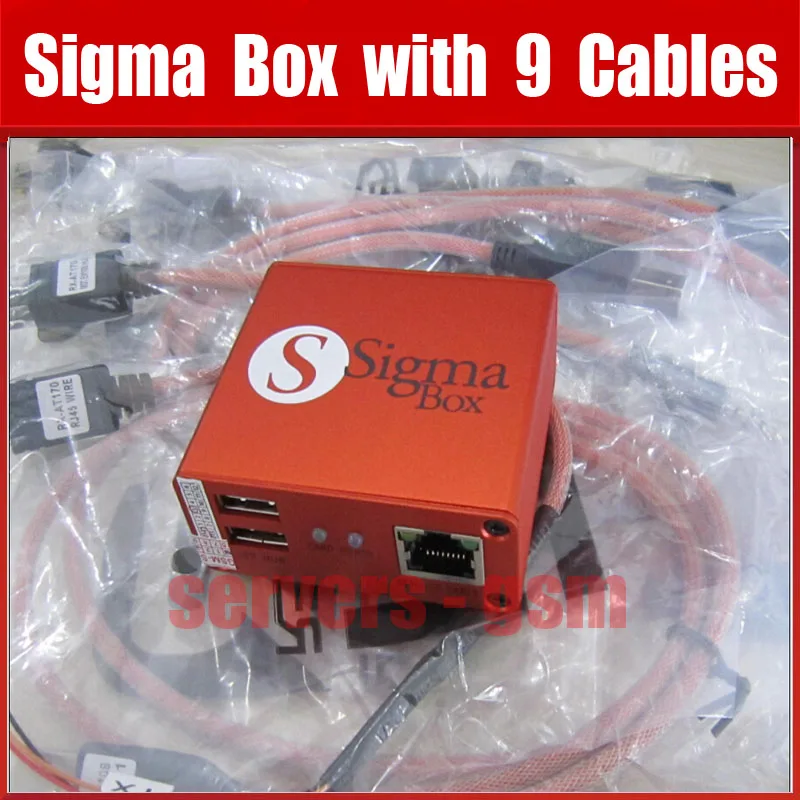 100% оригинальный новый Sigma Box + 9 кабелей и ремонт для Nokia ZTE Hua & wei Бесплатная