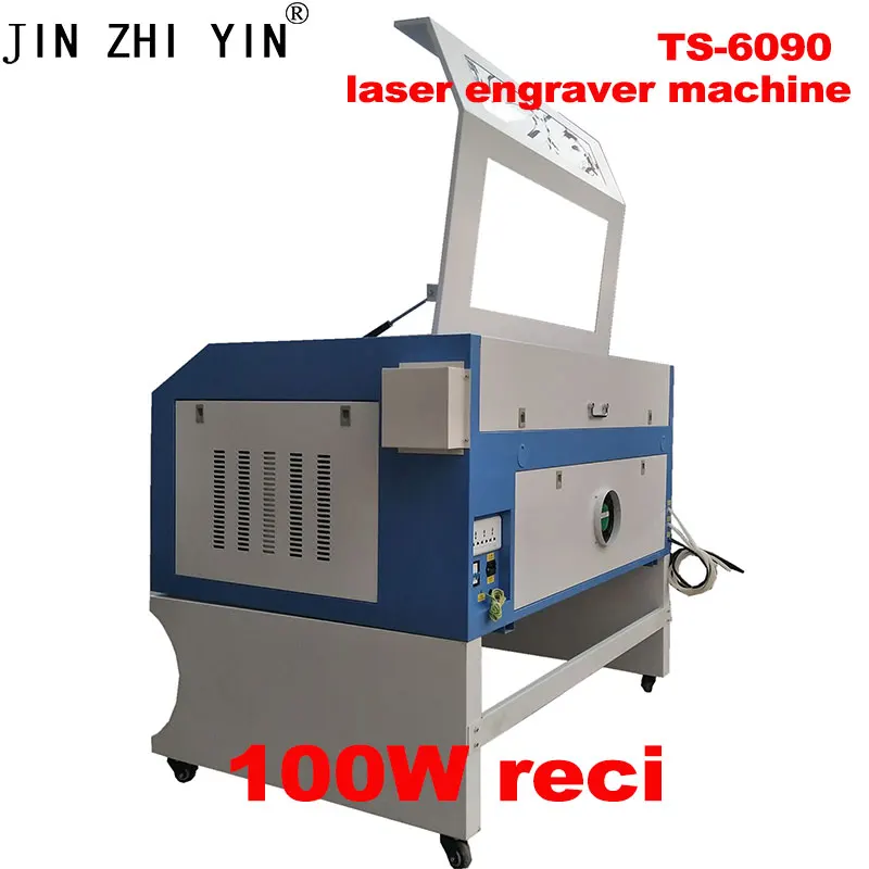 6090 100Wre ci лазерный гравировальный станок 900*600 мм Co2 режущий с вертикальной