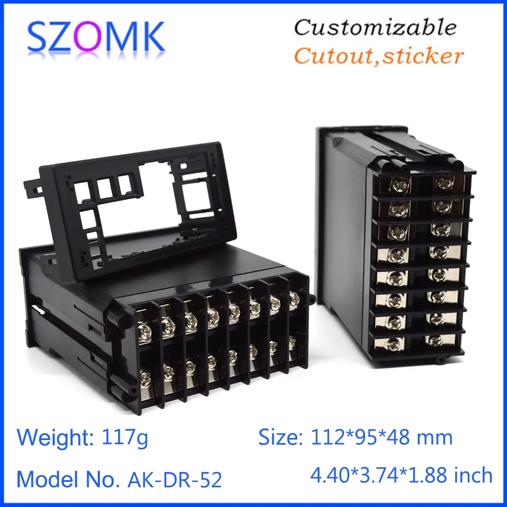 1 piece 112*95*48mm szomk plastic digital relay time control enclosure for electronics pcb design LED display junction box | Обустройство