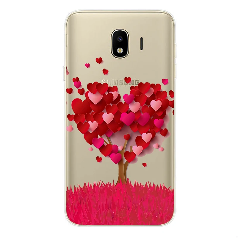 Для Samsung Galaxy J6 J4 J8 2018 Чехол Мягкий силиконовый чехол для телефона Чехлы J 4 6 Plus 8 j 400