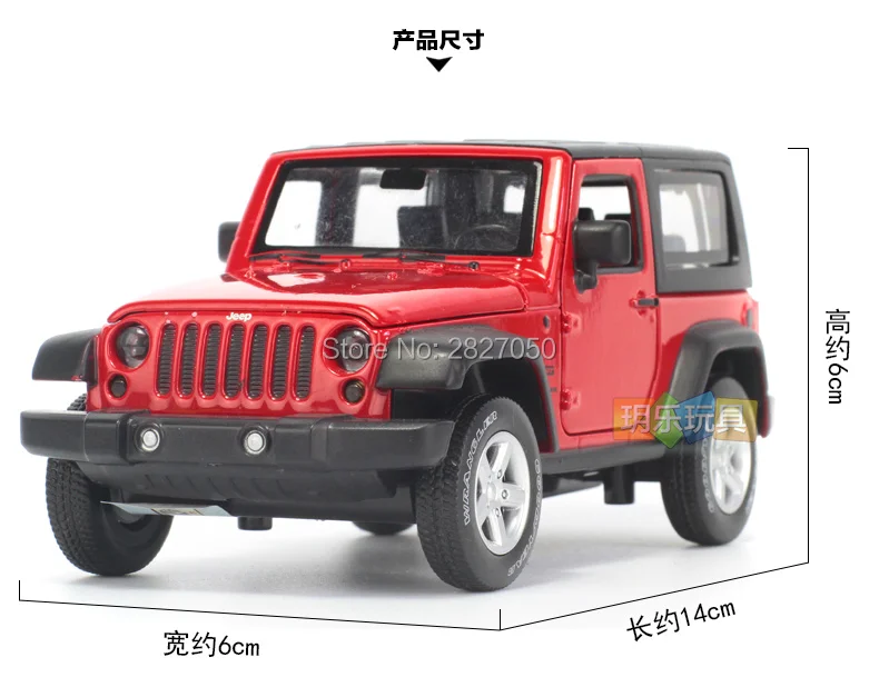 1:32 Jeep Wrangler Rubicon автомобиль игрушечные модели машин Высокая Имитация изысканный