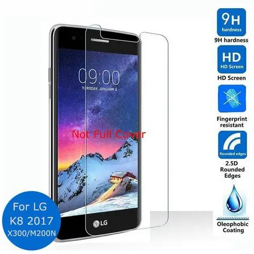 Для LG K8 2017 закаленное стекло 9H защитная пленка Взрывозащищенная Защита экрана