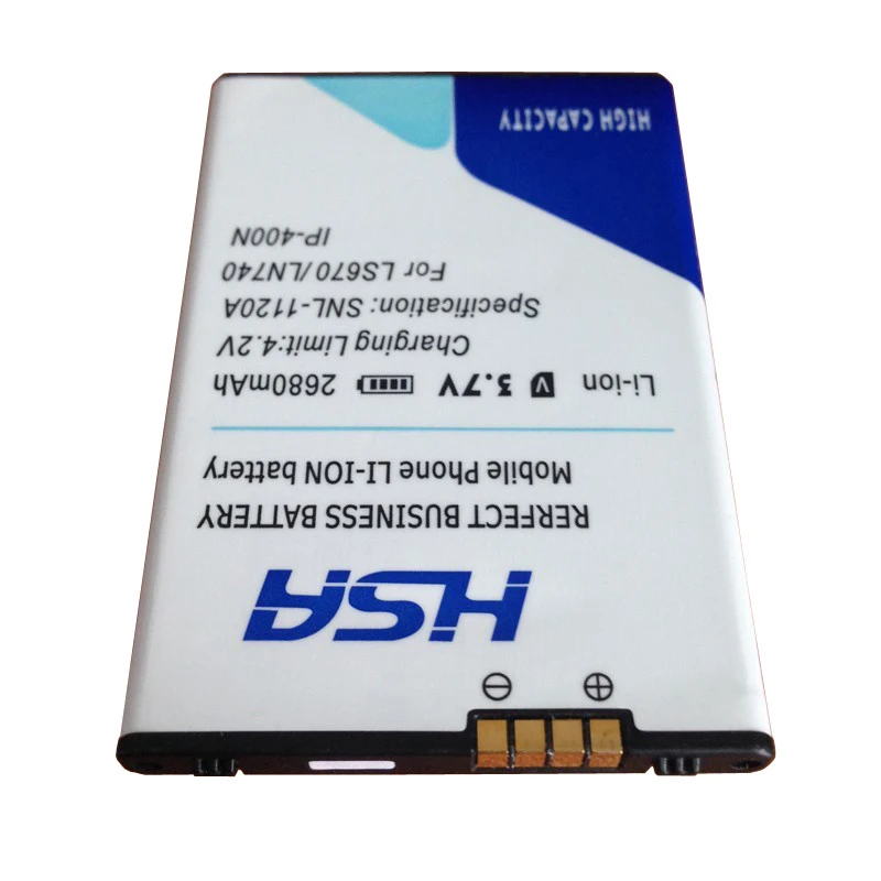 Аккумулятор IP-400N для LG Optimus LS670 MS690 P500 GT 2680 LW690 GX200 GX300 GX500 GW620 GM750 GX820 GW880 540 мАч |