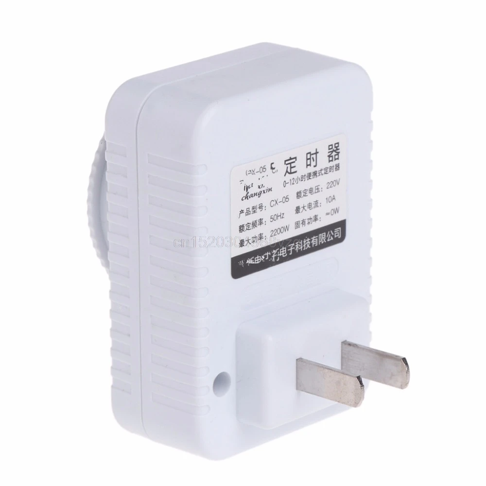 Механическая настенная розетка с таймером 220 В переменного тока 12 часов