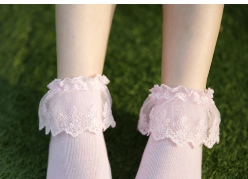 Японский стиль Ulzzang женские милые кружевные лоскутные короткие носки девичьи кавайные темпераментные принцессы белые произвольные комбинированные носки