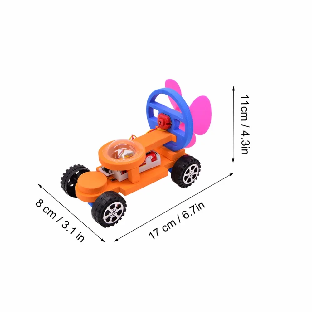 DIY заводная игрушка электрический сборный автомобиль игрушки интеллектуал Авто