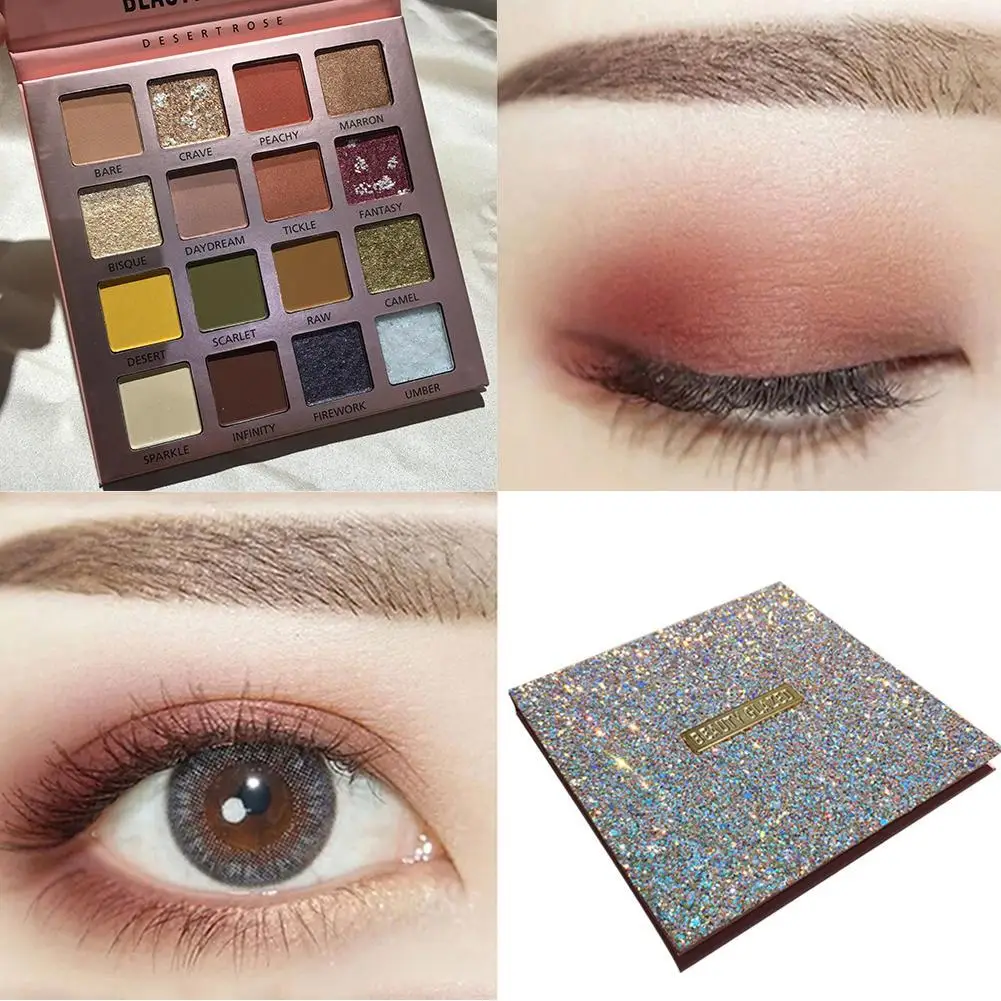 Newest Super Charming Eye Shadow 16 Colors Eyeshadow Palette Bling Glitter Daliy Make Up Cosmetic |