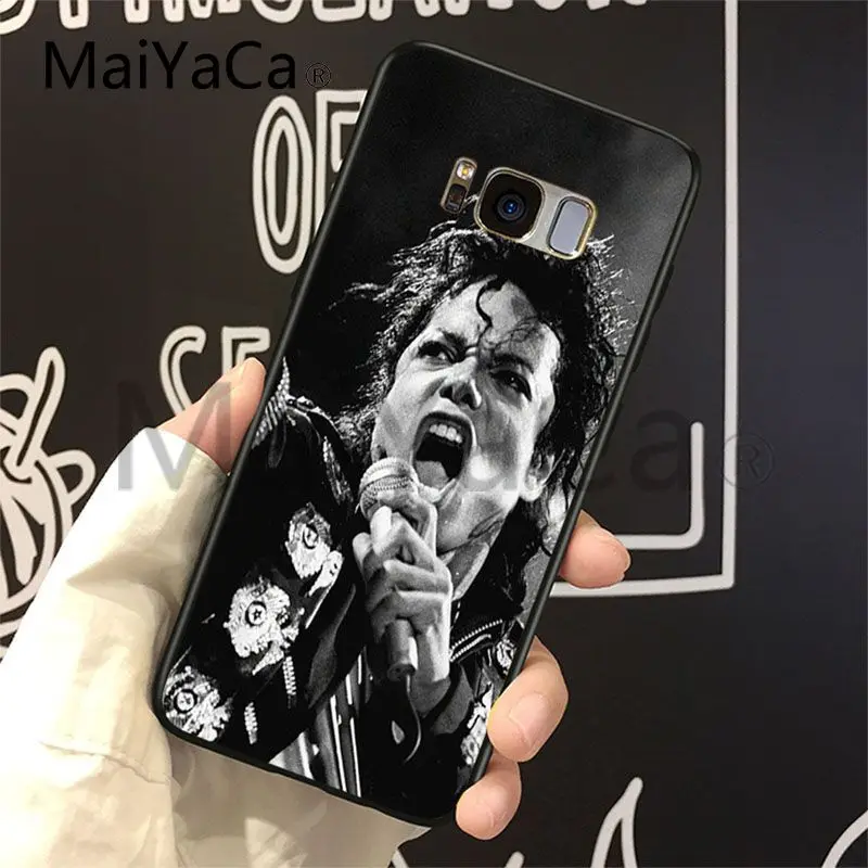 Чехол MaiYaCa Michael Jackson Music для Samsung S5 S6 S7 Edge S8 Plus чехол S9 | Мобильные телефоны и