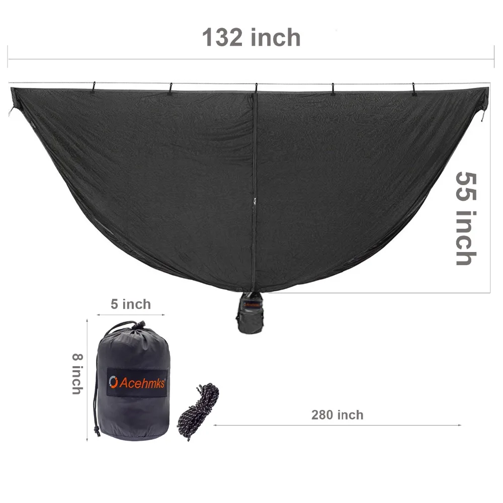 Гамак сеточка Ультралегкая москитная сетка наружные гамаки для кемпинга 325*140 см