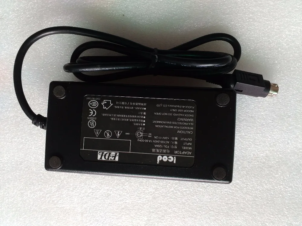 LCOD FDL1204A 24V 2A printer POWER ADAPTER charger | Обустройство дома