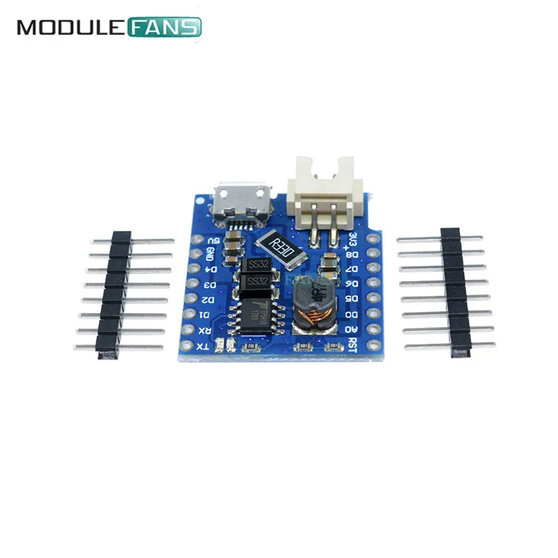 Для WeMos D1 Mini Защита аккумулятора усиление зарядки литиевой батареи светодиодный