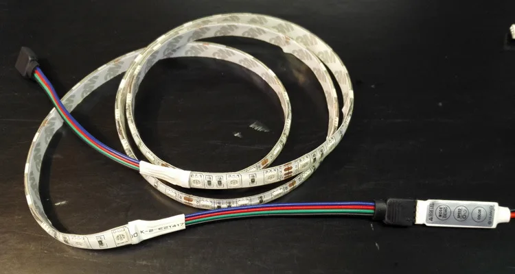 Бесплатная доставка 5 шт. 12 в пост. Тока Мини 3 клавиши RGB Led контроллер диммер для SMD