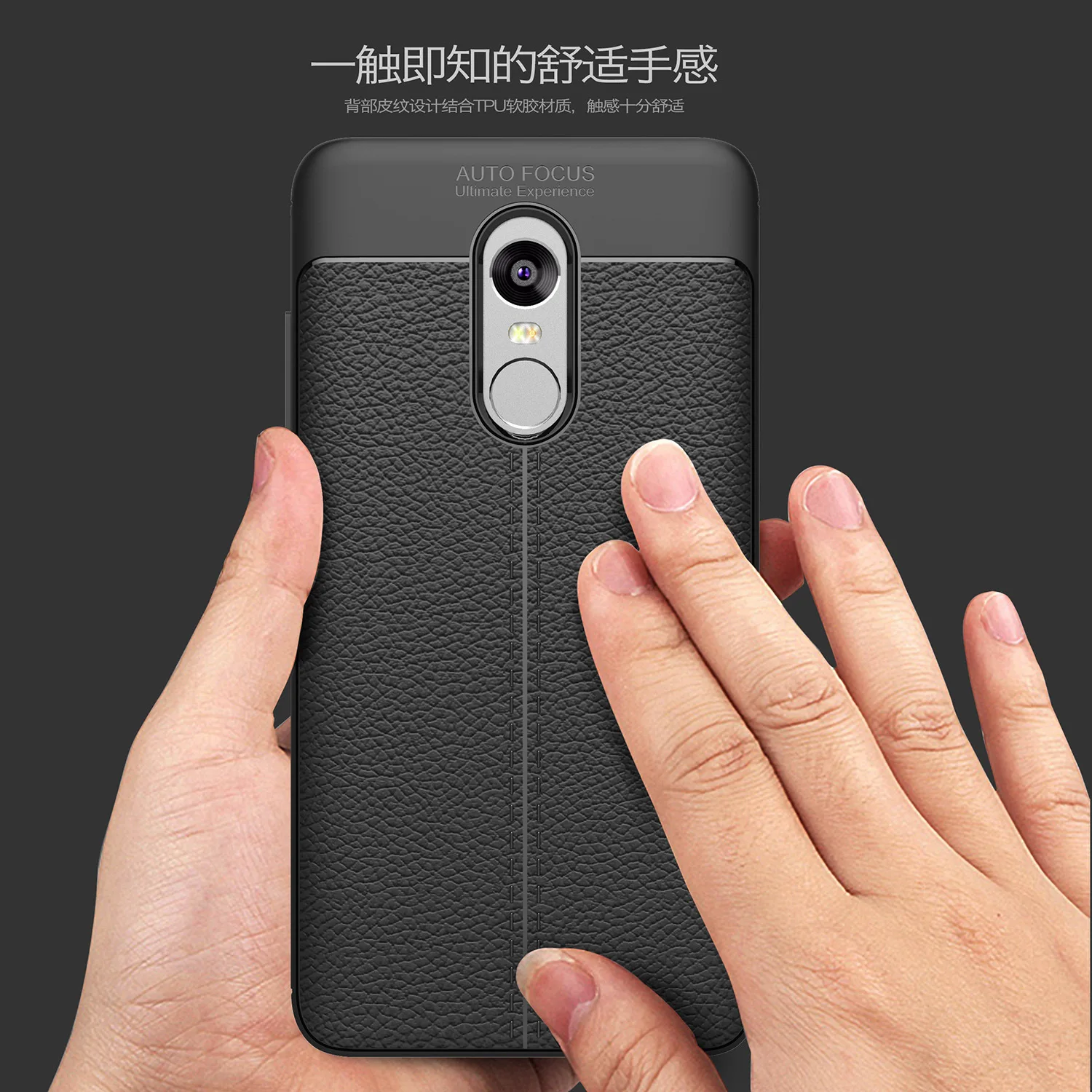 Чехол ALIVO для Xiaomi Redmi Note 4 новый дизайн 2 в 1 ТПУ + кожаный узор полное покрытие