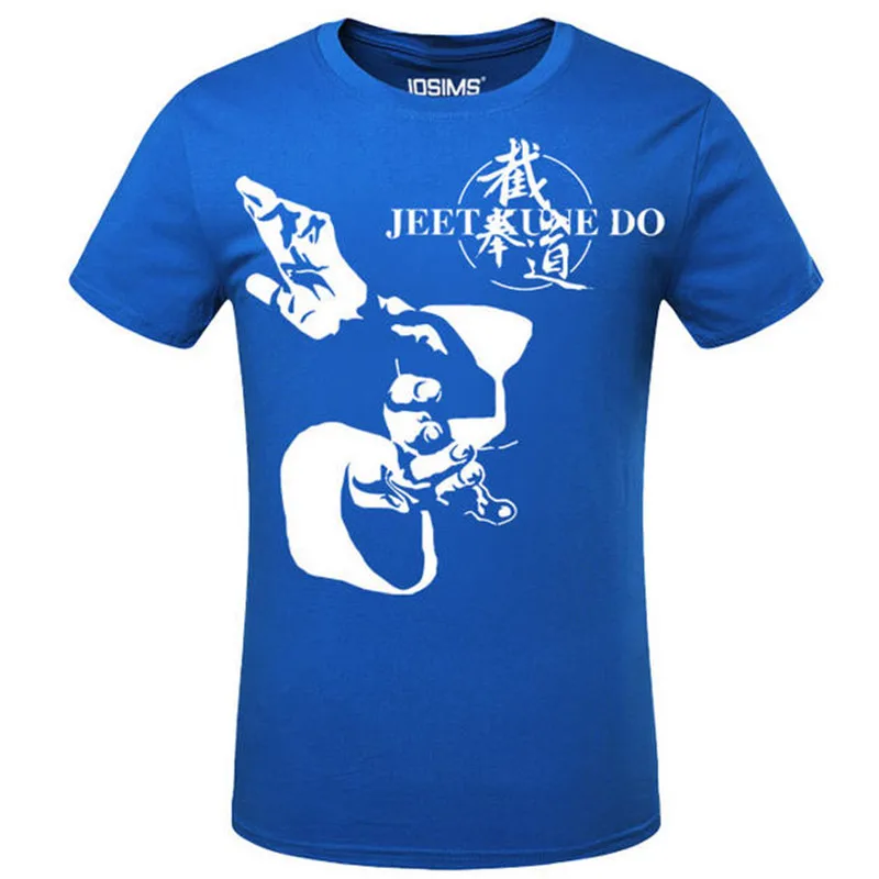 Летняя Стильная мужская футболка с принтом бренда DJ Брюс Ли Мужская модная