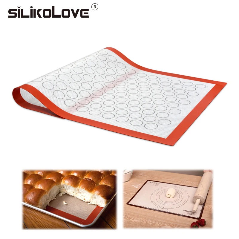 Силиконовый антипригарный коврик для выпечки silicolove кондитерский лайнер листы