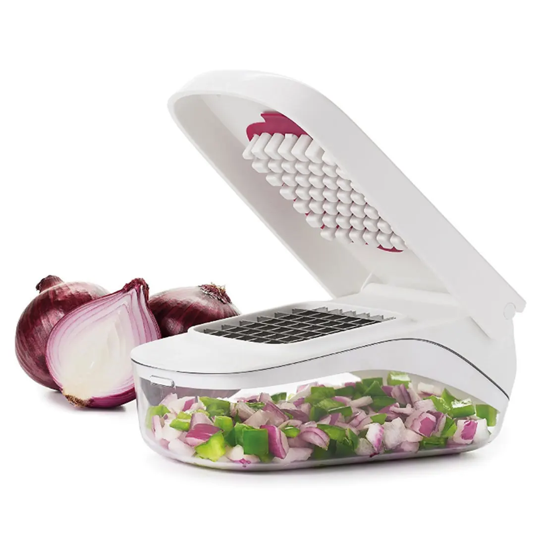 2018 ручной для овощей Фрукты Slicer Chopper пресс мясо овощерезка нарезанные