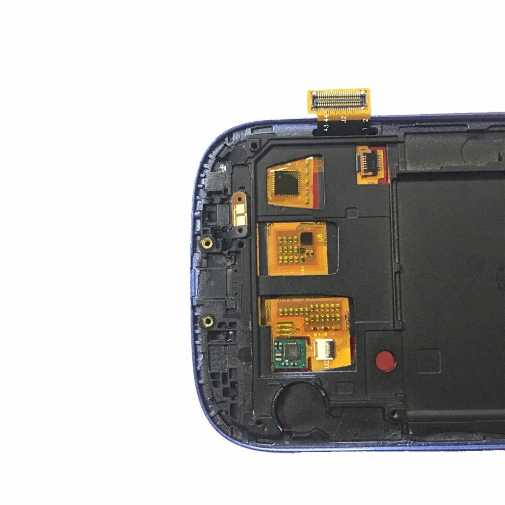 Для Samsung Galaxy S III S3 i9300 ЖК-дисплей сенсорный экран дигитайзер с рамкой Замена для LCD |