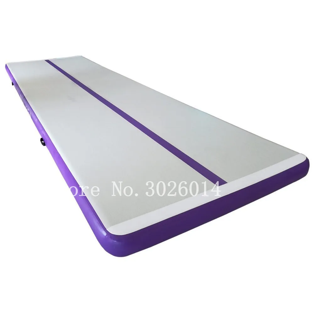 

Free Shipping Air Track 6x1x0.2m Gymnastics Tumbling Mat Inflatable Tumble Track with Electric Air Pump for Home Use