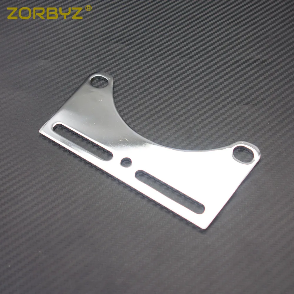 ZORBYZ 1 шт. хромированный Кронштейн для фар зажим нижнего монтажа мотоцикла Harley Honda