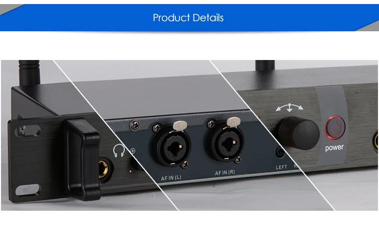 4 комплекта приемников + беспроводная система мониторинга в ушах