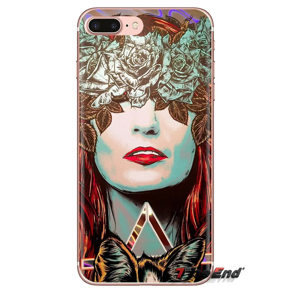 Чехлы из ТПУ для LG Spirit Motorola Moto X4 E4 E5 G5 G5S G6 Z Z2 Z3 G2 G3 C Play Plus Mini Rock Band floration и the Machine |