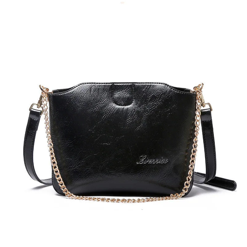 

Fashion Chains Women's Genuine Leather Handbags Vintage Composite Bag Shoulder CrossBody Bags For Women Messenger Bags Lady