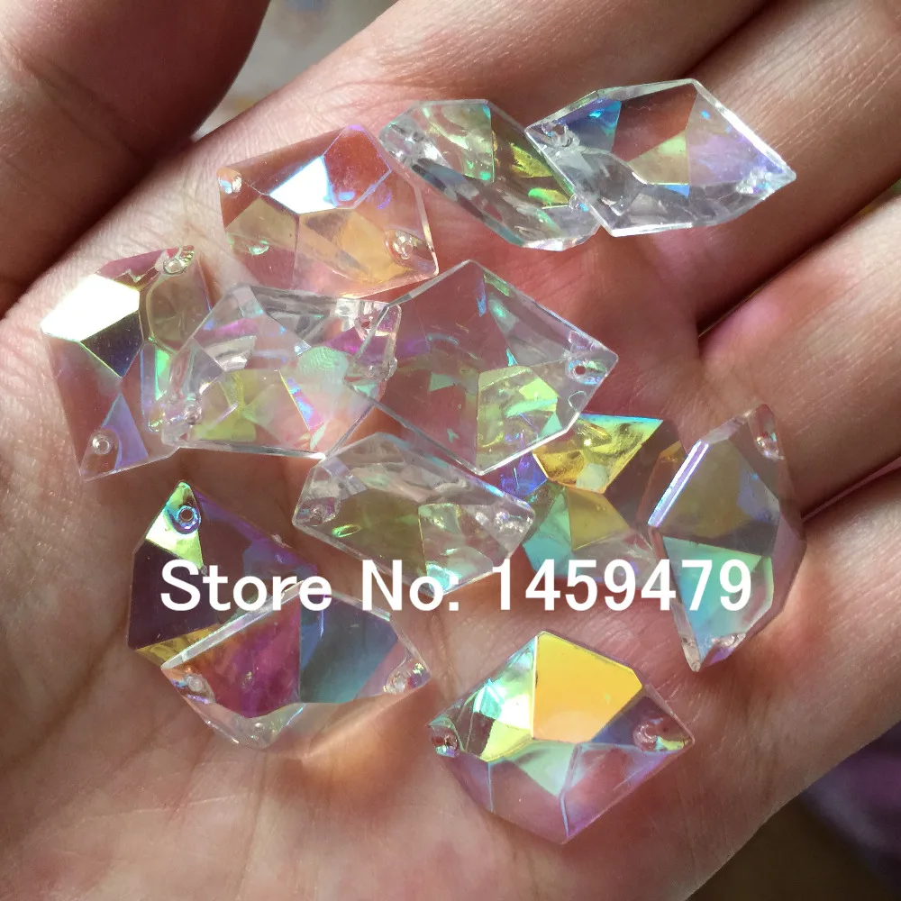 Новые акриловые Стразы Алмаз драгоценного камня для шитья аксессуар свадебного