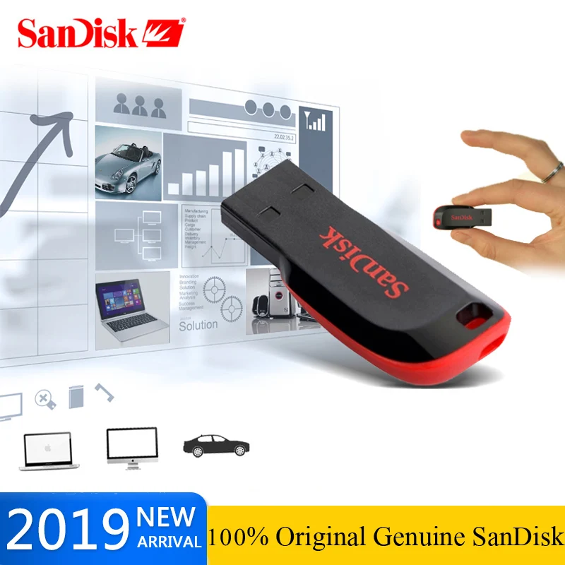 USB флеш накопитель SanDisk 32 ГБ 16 8 128 64 ГБ|USB флэш-накопители| |