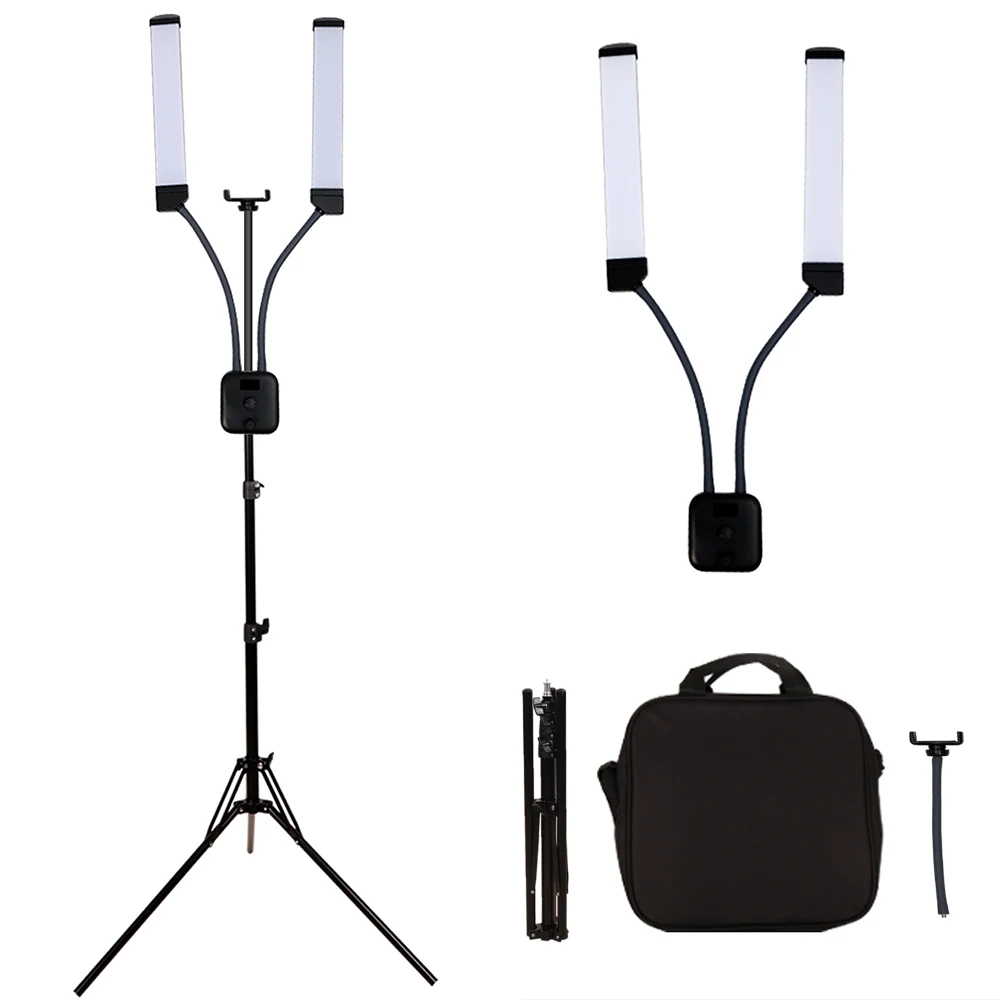 GSKAIWEN 40W LED Photographic Light Dimmable 3000-6000K Makeup Beauty Eyebrow Tattoo Lamp Studio Video with Tripod | Электроника