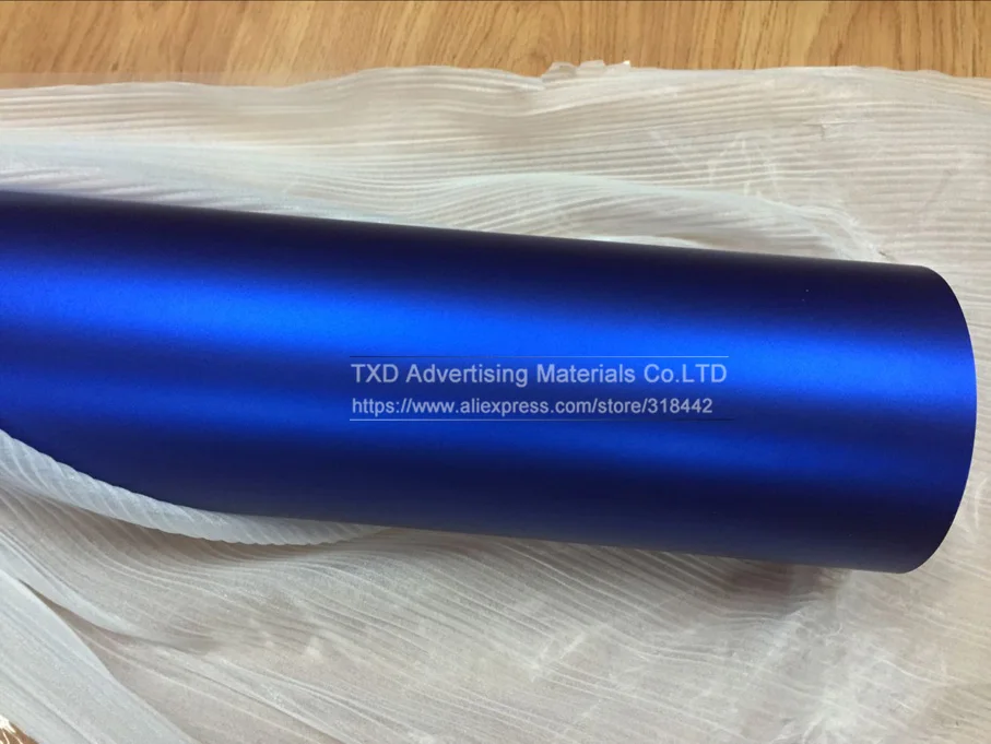 7 размеров на выбор Высококачественная синяя Глянцевая атласная хромированная