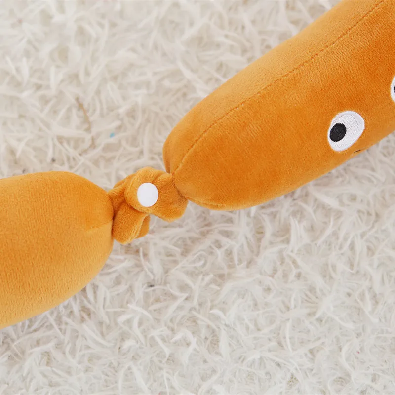 

BABIQU 1pc 38/70cm Simulation food Pillow Sausage Hamburger high quality Cute Fast food Pillow Plush Toy Soft Stuffed Child Gift