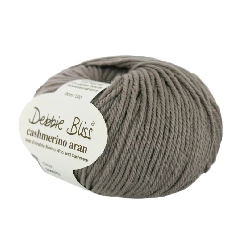 5*50 г шар Debbie Bliss Cashmerino Aran пряжа шерстяная пряжа импортная Ручная Пряжа Вязание крючком средняя толстая пряжа - Цвет: 78 Taupe