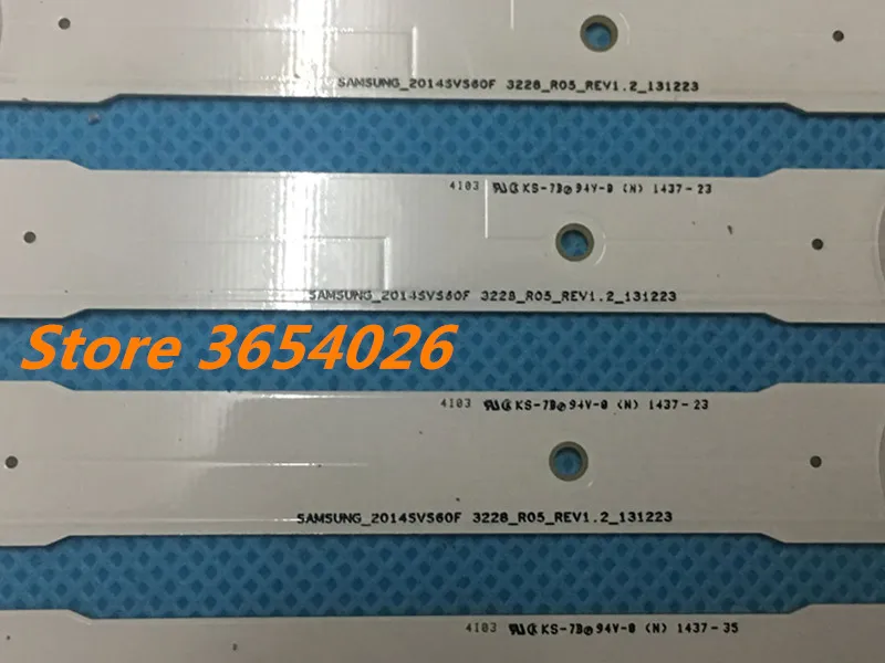 1266 мм Светодиодная подсветка лампа полоса 13 светодиодов для SamSung 60 дюймов ТВ UA60H6400