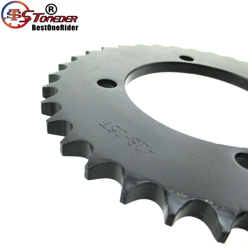 Задняя звездочка STONEDER 428 76 мм 35 T для CRF50 SSR IMR Thumpstar Apollo Kayo DHZ GPX Lifan YX Chinese 50cc-190cc
