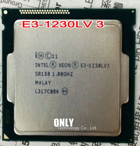 Четырехъядерный процессор INTEL XEON 1 80 ГГц 8 Мб SmartCache DDR3 DDR3L 1600 E3 1230L V3 FCLGA1150 TPD 25 Вт год
