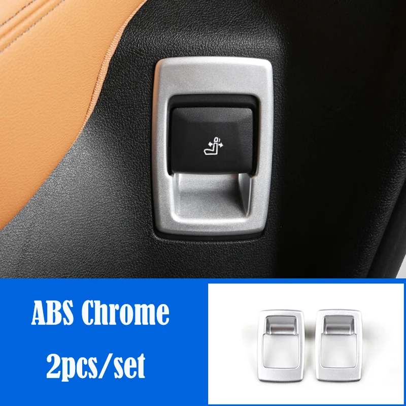 

Для BMW X3 G01 X4 G02 2018 2019 ABS Матовый и углеродное волокно переключатель регулировки крышки заднего сиденья автомобиля отделка автостайлинг аксес...