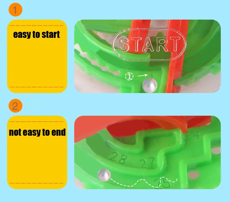 Миниатюрный портативный куб головоломка Kitoz 30 шагов 3D трек игрушка для