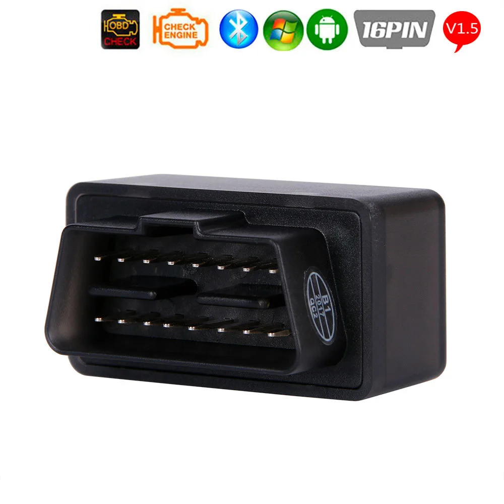 ELM327 OBD2 Bluetooth V1.5 автомобильный диагностический инструмент ELM 327 OBD II сканер